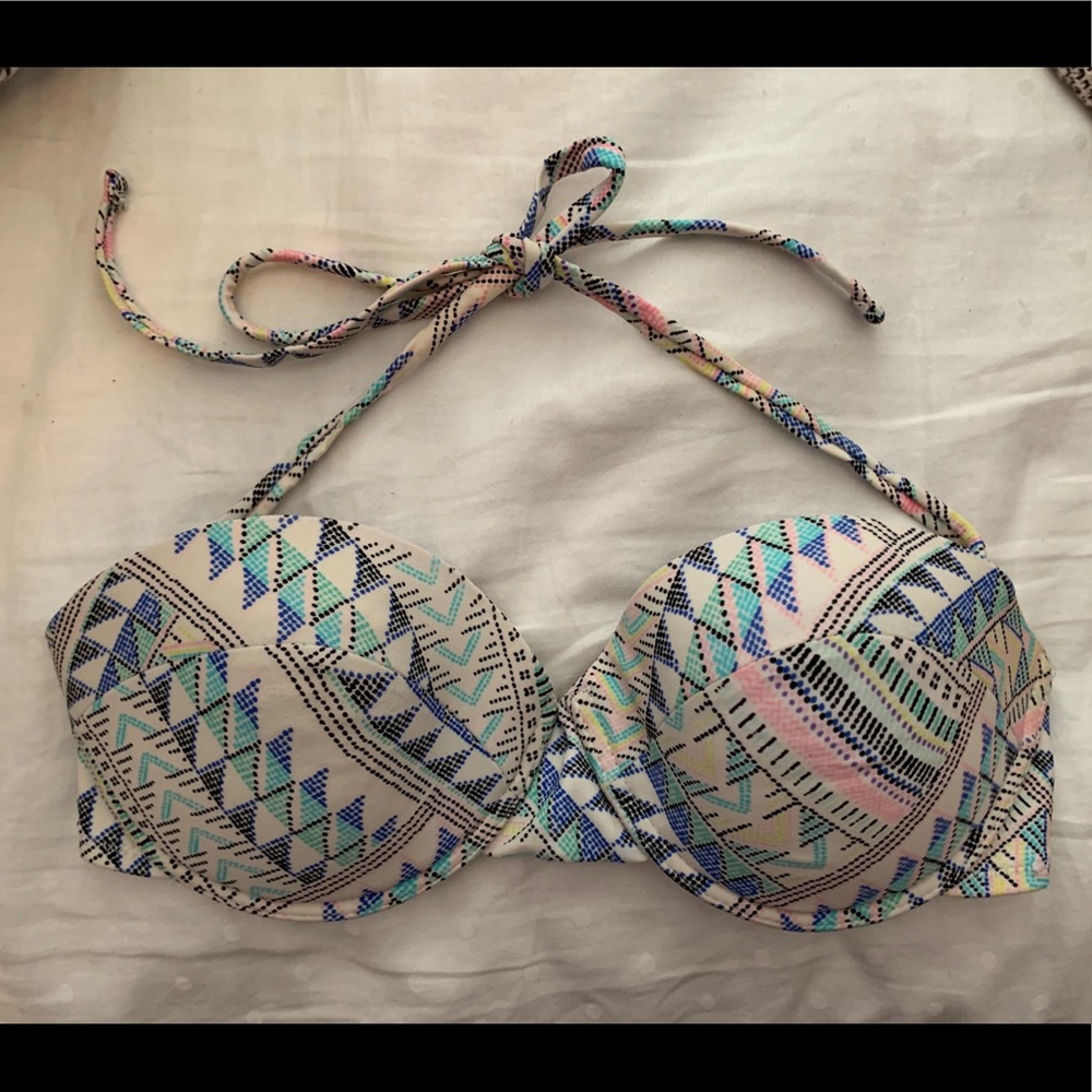 Colorful bathing suit top